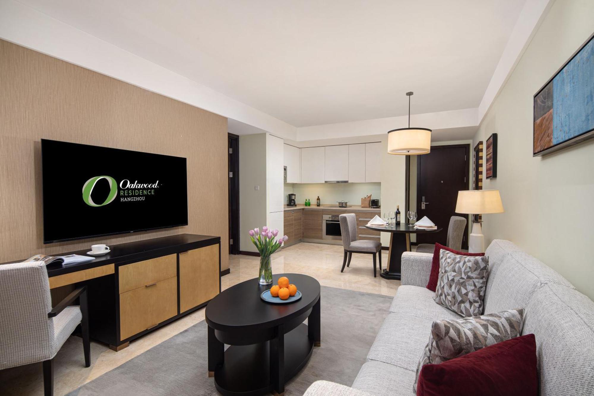 Oakwood Residence Hangzhou Dış mekan fotoğraf